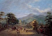 Mulvany, John George View of a Street in Carlingford oil painting picture wholesale